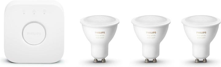 Immagine prodotto Philips Hue Starter set White & Color Ambiance (GU10, 5.70 W, 350 lm, 3 x, G)