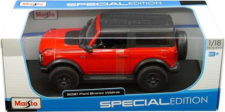 Image du produit Maisto Ford Bronco Wildtrak 2021 1/18 red