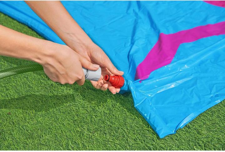 Produktbild Bestway 2er-Wasserrutsche mit aufblasbaren Lama-Schwimmtieren (4.88 m)