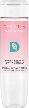 Image du produit Dermika Clean & More Tonic Essence Revitalizing Grey Complexion & Tired Chicory & Active Retinol (Lotion tonique, 200 ml)