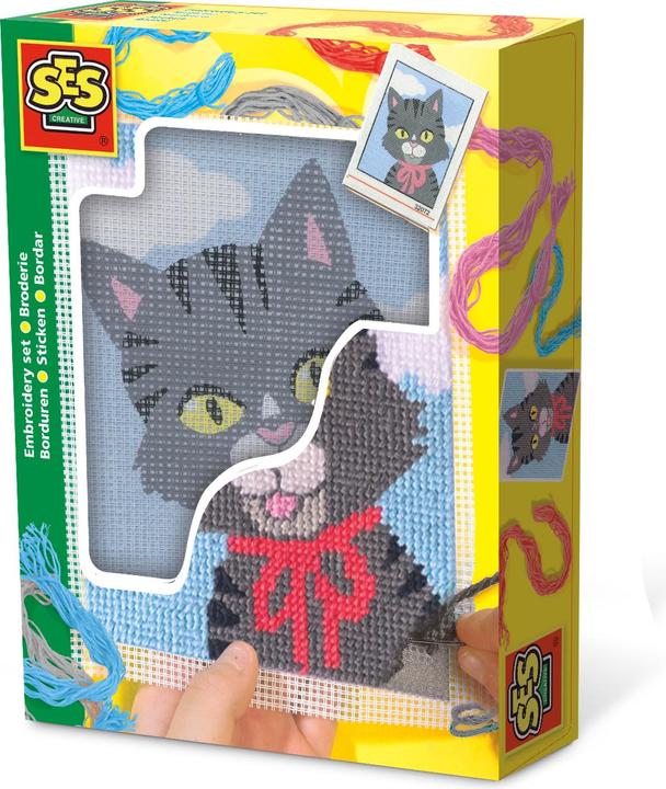 Actual product image Ses Embroidery cat