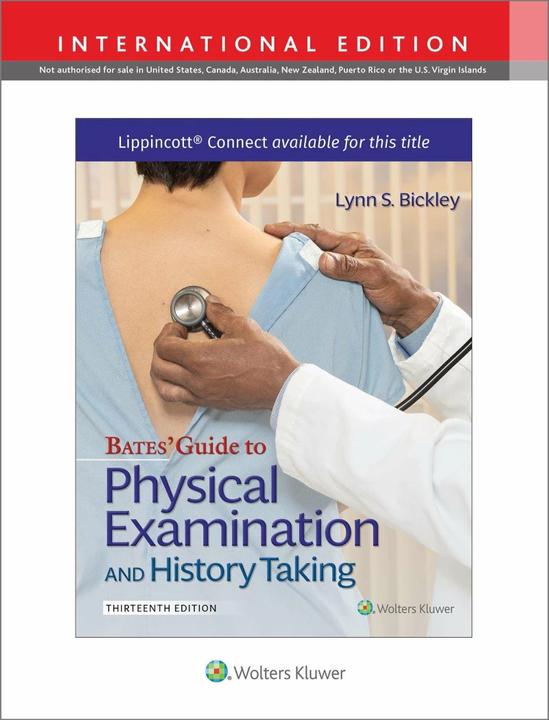Produktbild Bates' Guide To Physical Examination and History Taking (Englisch, Richard M. Hoffman, Peter G. Szilagyi, Lynn S. Bickley, Rainier P. Soriano, 2023)