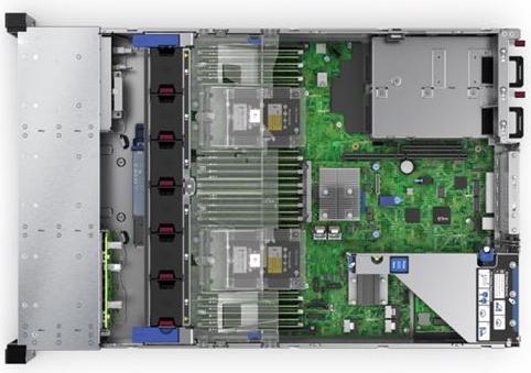 Produktbild HPE DL380 Gen10 Silver 4114 2.2GHz 1x32GB (Intel Xeon Silver 4114, 32 GB, Rack Server)