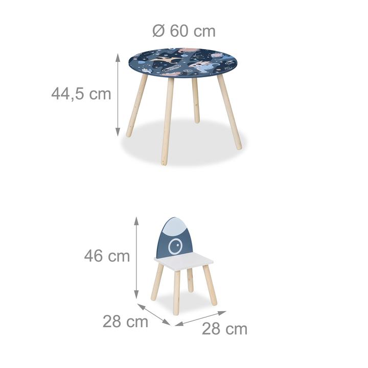 Actual product image Relaxdays Children's seating group (Child seating group)