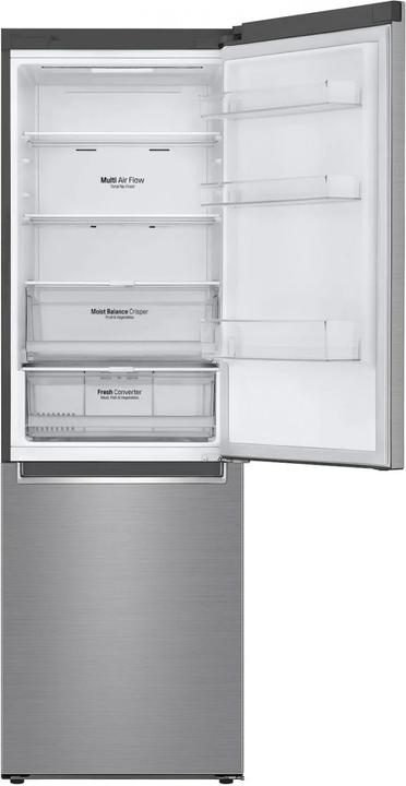 Produktbild LG GBB61PZGFN Front: Steel, Höhe 186 cm (341 l)