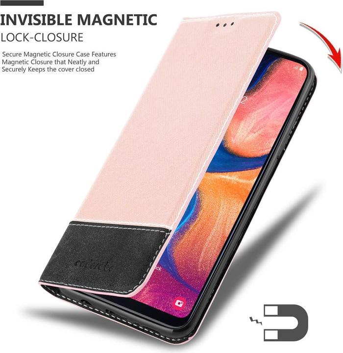 Actual product image Cadorabo X-Wallet faux leather suit cover (Samsung Galaxy A20e, Samsung Galaxy A10e)