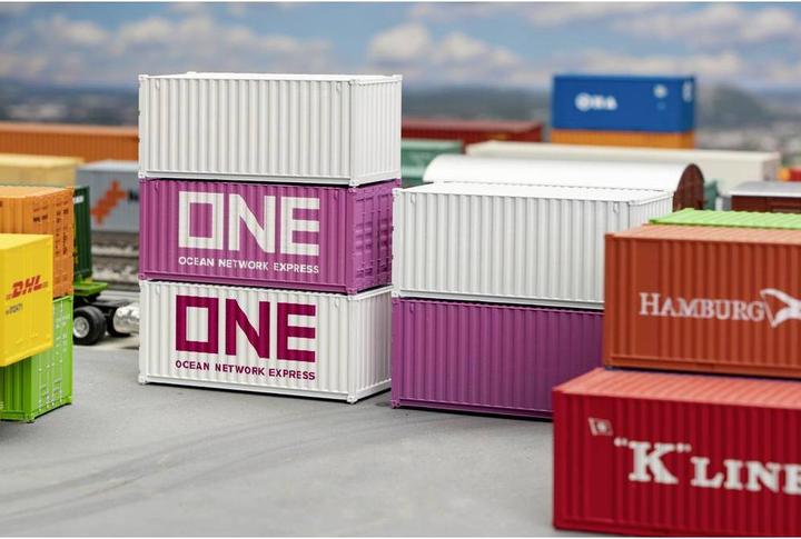 Produktbild Faller 20' Container ONE 5er-Set