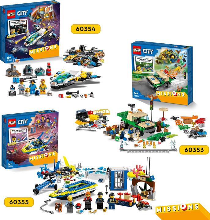 Produktbild LEGO Detektivmissionen der Wasserpolizei (60355, LEGO City)