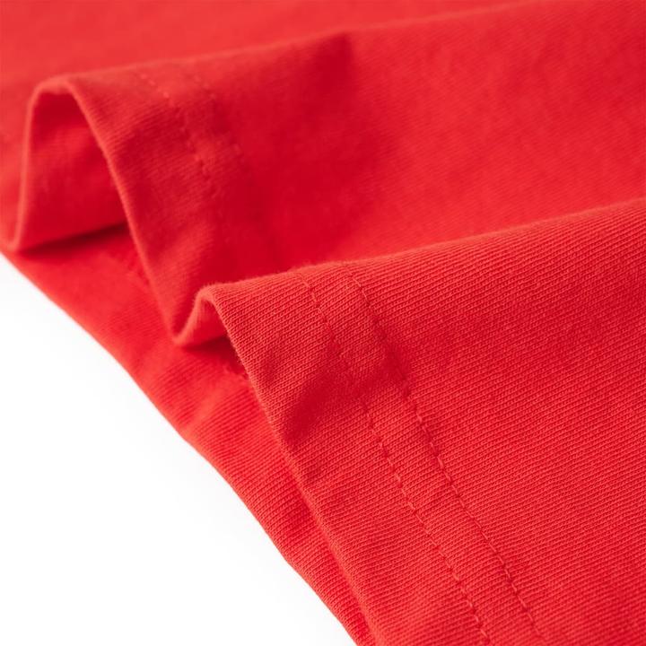 Immagine prodotto VidaXL Maglietta da bambino rosso 128,Materiale: 100 % cotone,Colore (128)