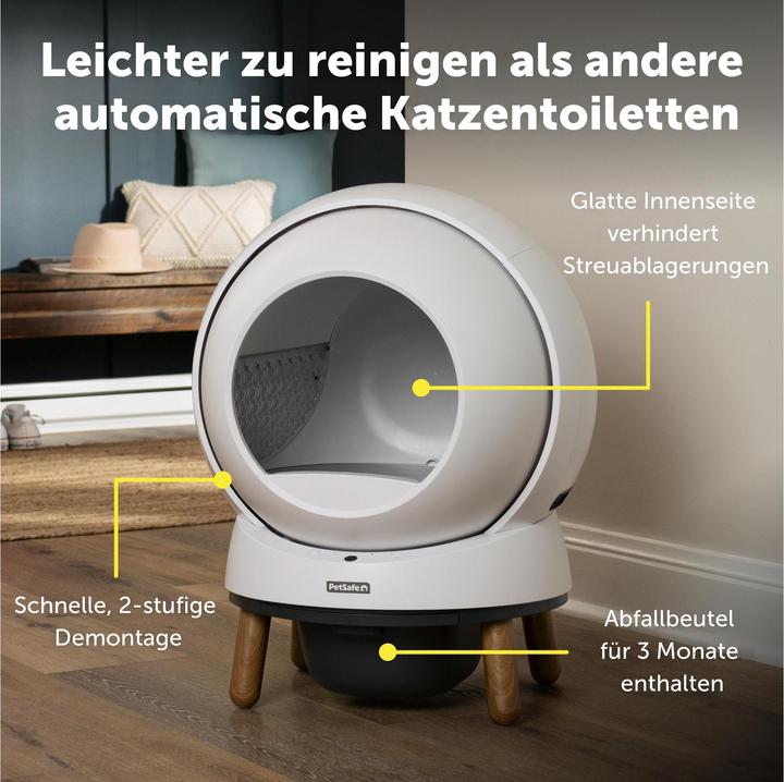 Actual product image PetSafe Ecom Smartspin Auto Litter Box robot - (72984917986) (Self-cleaning litter tray)