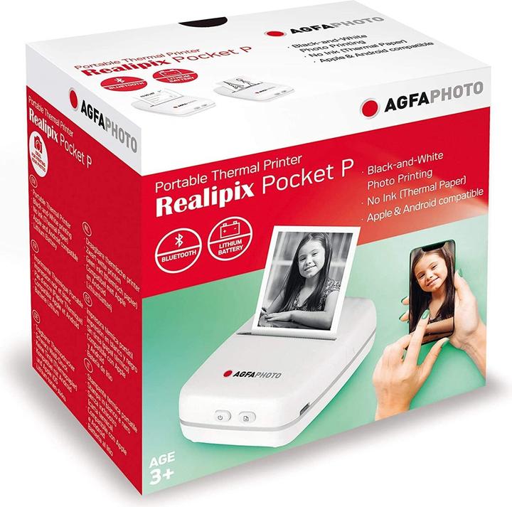 Actual product image AGFAPHOTO Photo printer (Thermal printing, Black and white)