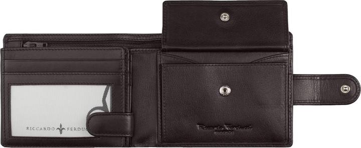 Actual product image Riccardo Ferducci Billfold w safety closure, RFID