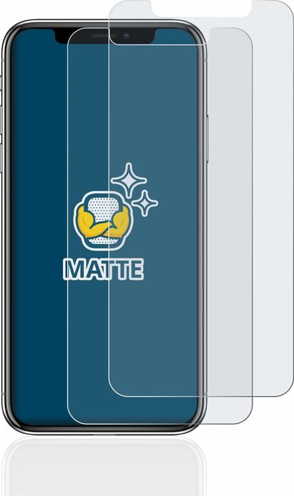 Actual product image BROTECT Protector Anti-Glare (2 Piece, Apple iPhone X)