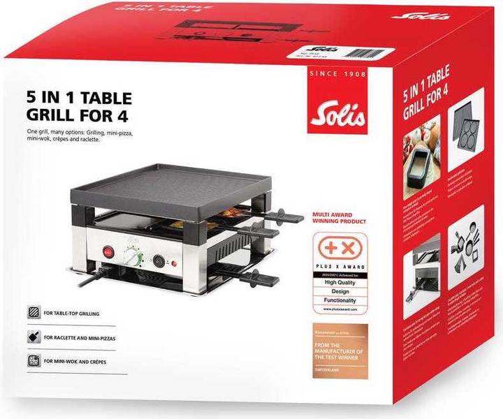 Actual product image Solis 5 in 1 Table Grill for 4