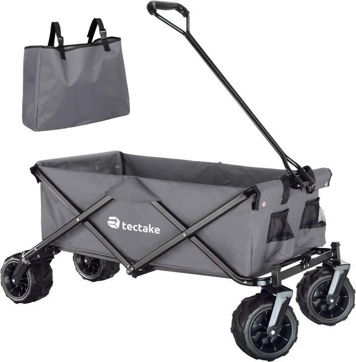 tectake Chariot de jardin tout-terrain