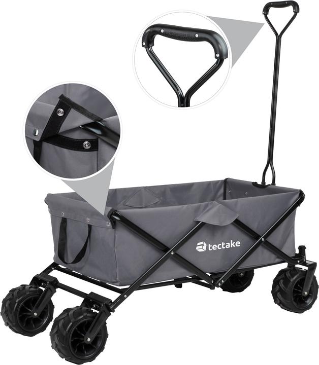 Actual product image tectake Foldable handcart