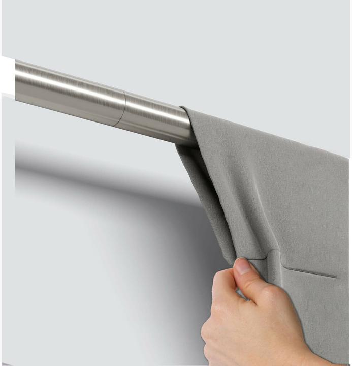 Produktbild Umbra Vorhangstange Zen 81 - 163 cm, Silber