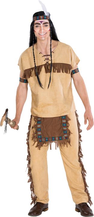 Image du produit Dressforfun Costume pour homme indien Faucon Noir (S)