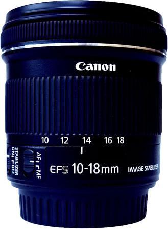 Produktbild Canon EF-S 10-18mm f/4.5-5.6 IS STM - (EU) (Canon EF-S, APS-C / DX)