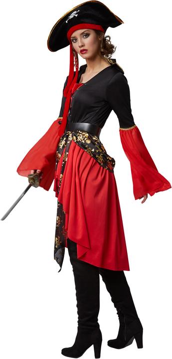 Actual product image tectake Women’s Pirate Queen Costume (M)