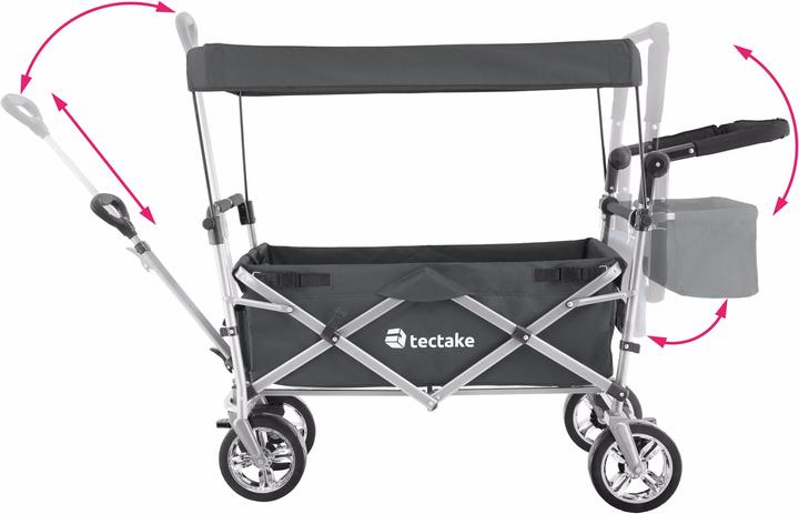 Image du produit tectake Chariot de jardin pliable 80 kg NICO