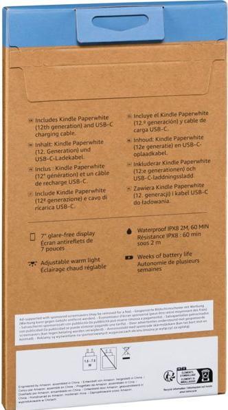 Immagine prodotto Amazon Kindle Paperwhite (7", 16 GB, Lampone)