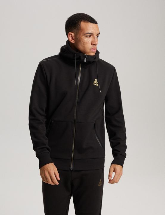 Dakar HOODY DKR 23 ZIP VIP H 02 BLK (L)