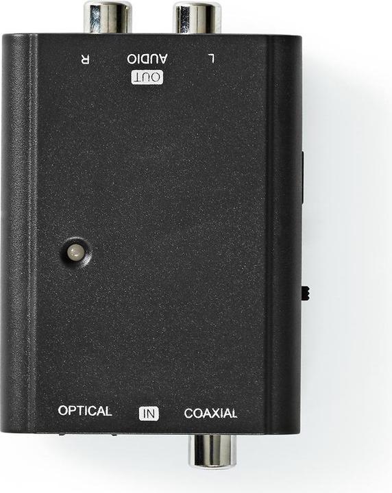 Produktbild Nedis Digital Audio Converter 2-Weg Anschlüsse - Eingang: 1x S / PDIF (RCA) Buchse / 1x TosLink Buch (0.05 m, Optisch)