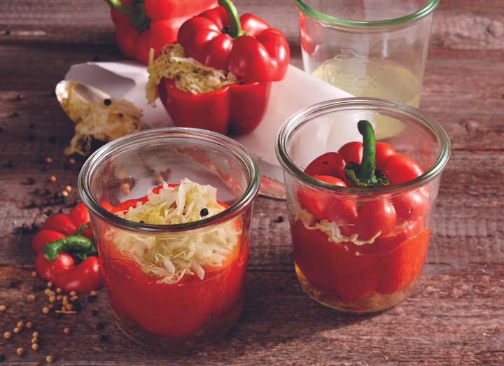 Produktbild Dosen-Zentrale Weck Sturzglas 500 ml (Hochwertiges Einweck, Einmach Glas mit Glasdeckel zum Einkochen Hitzebestän (6 Stk., 0.50 l)