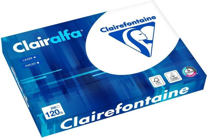 Actual product image Clairefontaine Clairalfa (120 g/m², 250 x, A3)