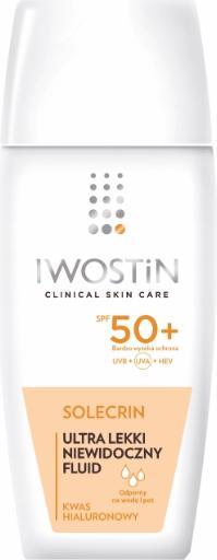 Iwostin Folecrin, Ultra -Licht unsichtbarer Flüssigkeit SPF 50+, 40 ml (Sonnencreme, SPF 50, 40 ml)