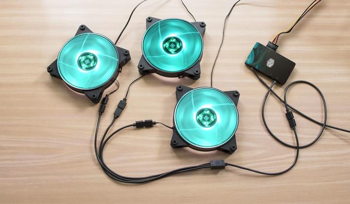 Actual product image Cooler Master RGB splitter cable