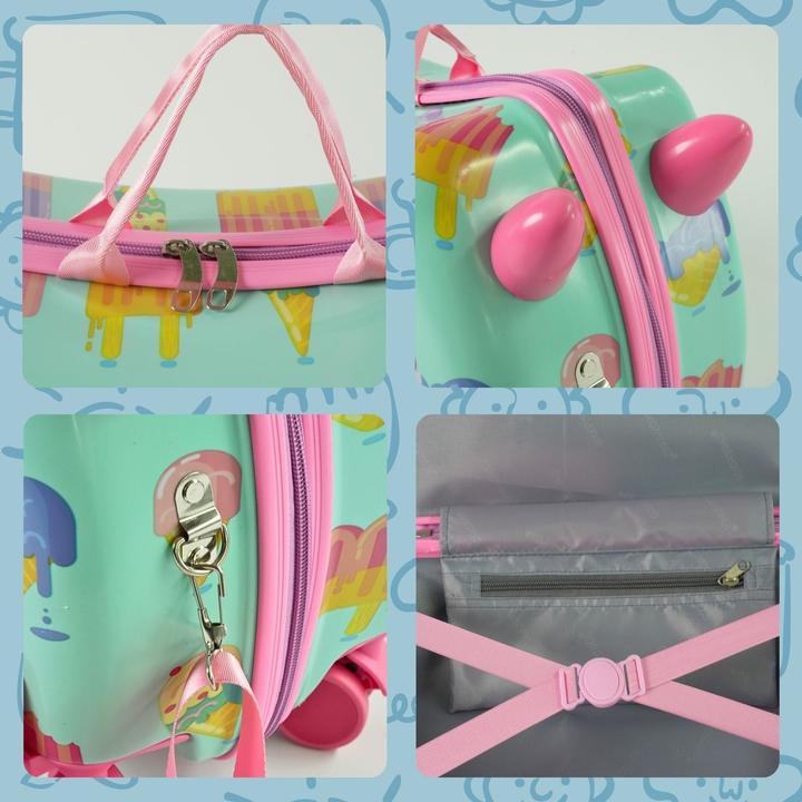 Produktbild Hermex Kinderkoffer Hartschalenkoffer Reisegepäck Kindertrolley Koffer (18 l, Handgepäck (bis 50l))
