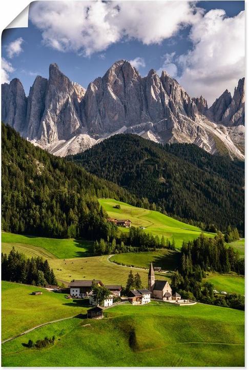 Produktbild Artland Sommer in Südtirol in den Dolomiten U3LX (80 x 120 cm)