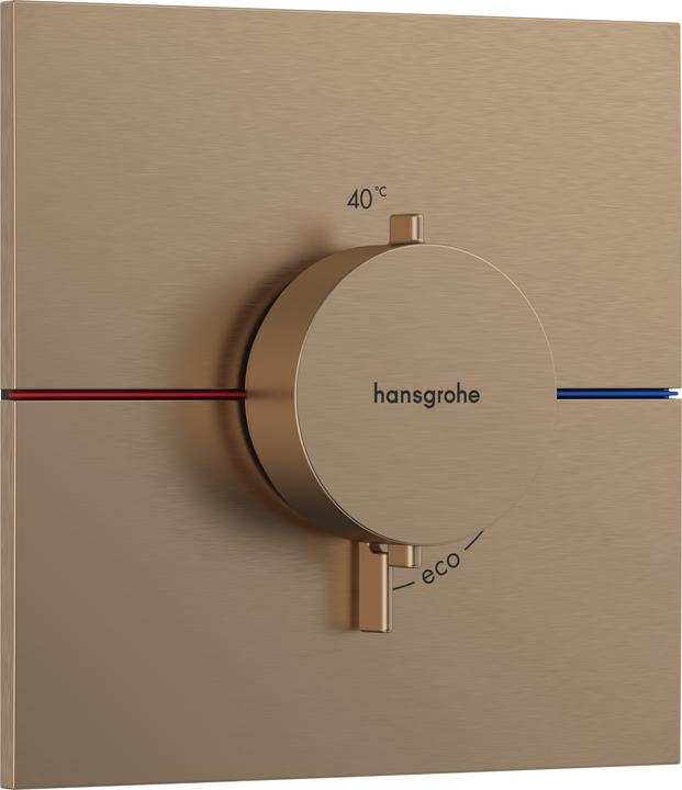 hansgrohe ShowerSelect Comfort E Thermostat, Unterputz, 1 Verbraucher, eckige Rosette, 15574