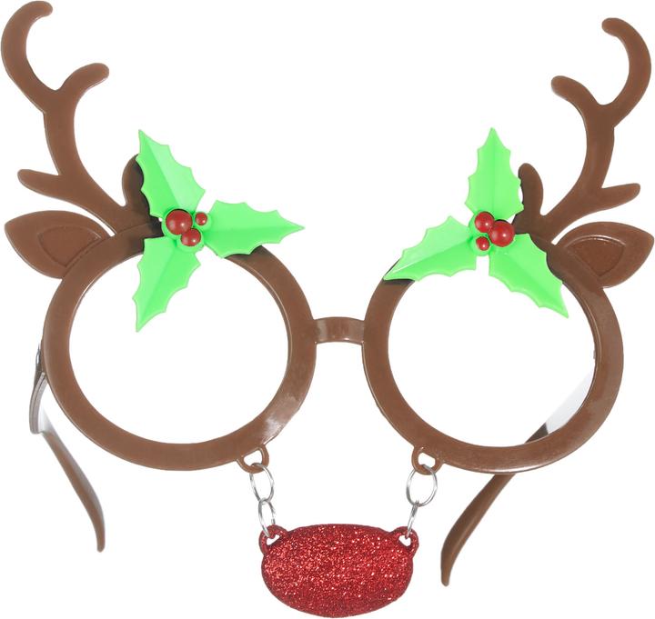 Produktbild Dressforfun Spassbrille Rentier mit Blättern