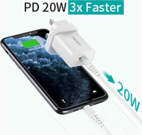 Produktbild Choetech Schnellladegerät PD 20W USB-C weiss (20 W)