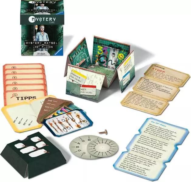 Actual product image Ravensburger 23692 - Mystery Cube - Lost Places: The operating theatre - puzzle for EXIT enthusiasts aged 10 and (German)