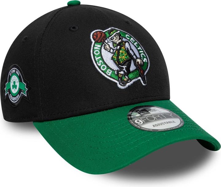 Actual product image New Era 9Forty Strapback Cap - Side Patch Boston Celtics (One size)