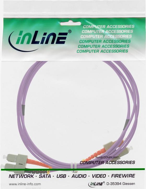 Image du produit InLine LWL Câble duplex (LSOH, CAT7, 3 m)