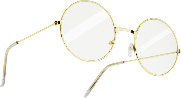 Image du produit tectake Lunettes rétro rondes au cadre doré