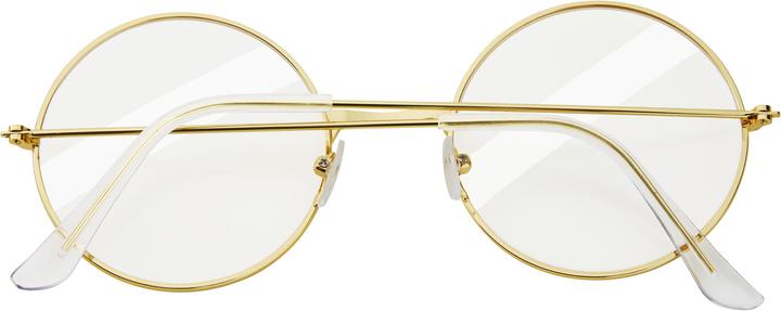 Image du produit tectake Lunettes rétro rondes au cadre doré