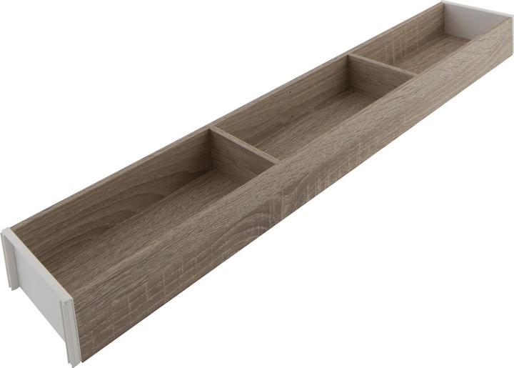 Blum Ambia-Line drawer frame narrow - 572x100x50mm, Bardolino oak steel