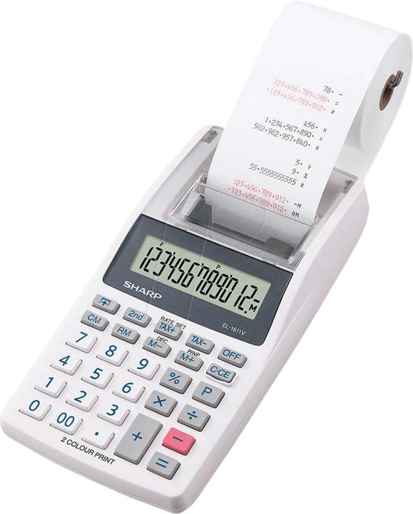 Produktbild Sharp EL-1611V (Netzbetrieb, Batterien)