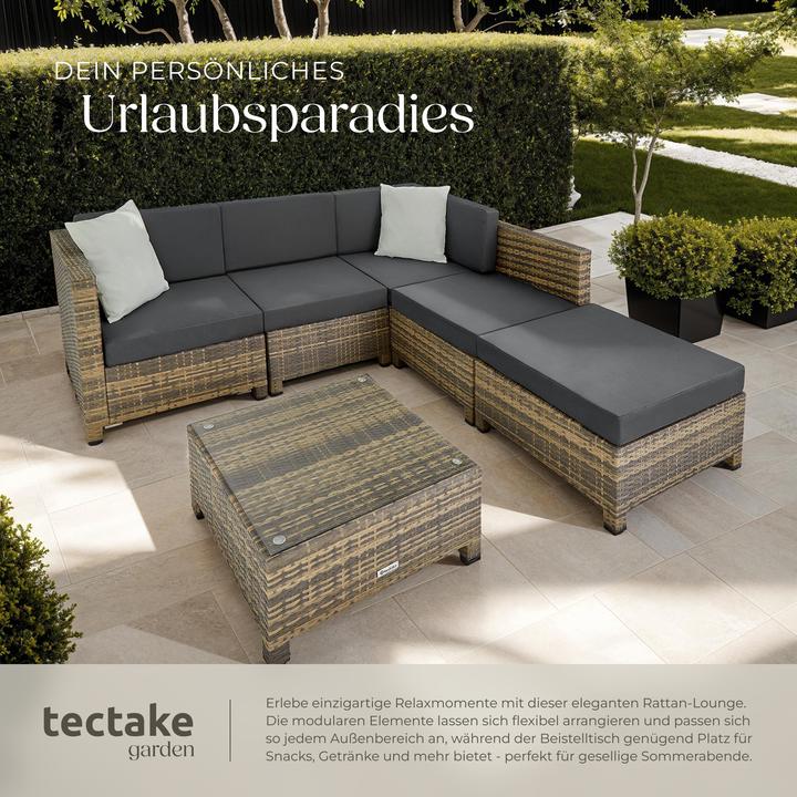 Produktbild tectake Rattan Lounge