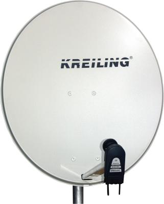 Kreiling KR AE 80 STYLE/ALU - 39.2 dBi - White - Aluminum - 80 cm (Parabolic antenna, 39.20 dB, DVB-S / -S2)