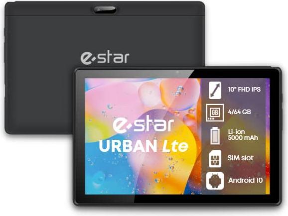 Actual product image Estar Tablet computer URBAN 1020L 64GB LTE (4G, 10.10", 64 GB, Black)