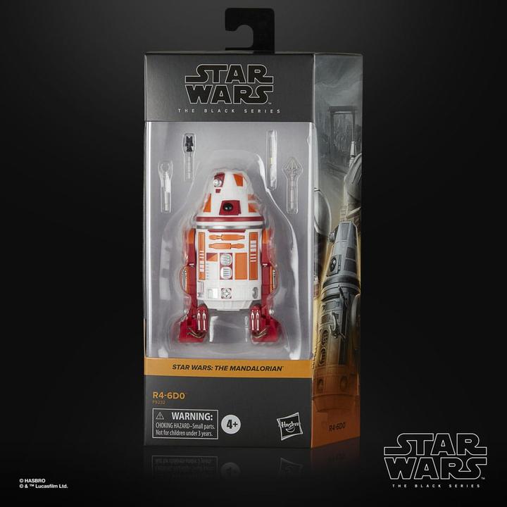 Produktbild Hasbro Star Wars: The Mandalorian Black Series Actionfigur R4-6D0 15 cm