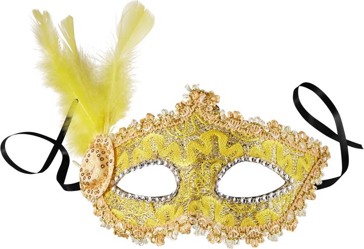 Image du produit tectake Masque vénitien avec une plume sur le côté