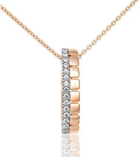 Breuning ANHÄNGER - BRILL. 0,225 Ct. H/si (750/18 K Gold)